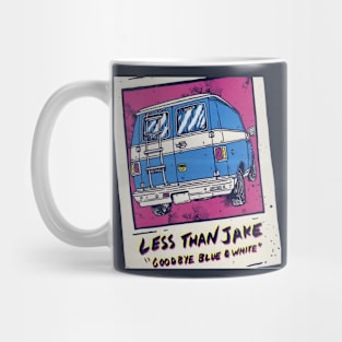 LTJ goodbye blue and white Mug